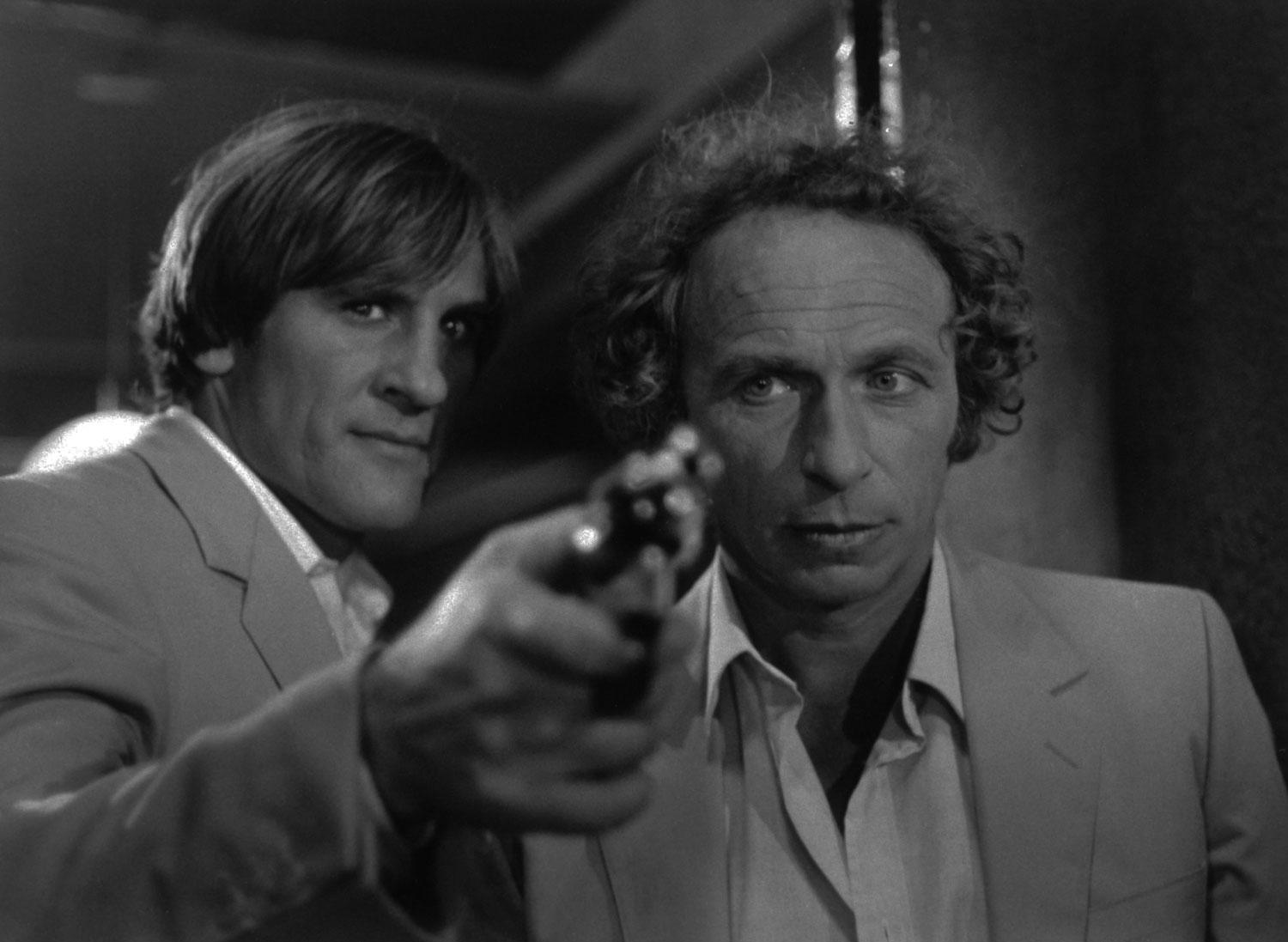 Gérard Depardieu et Pierre Richard sur le tournage de "La Chèvre" en 1981. [AFP]