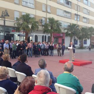 Les socialistes ont tenu un meeting à Getafe dans la banlieue sud de Madrid. [Valérie Demon]