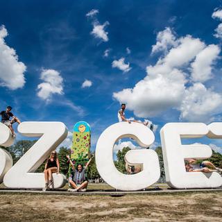 Le Sziget festival est considéré comme le "Woodstock de l'Est". [Keystone - Zoltan Balogh - EPA]