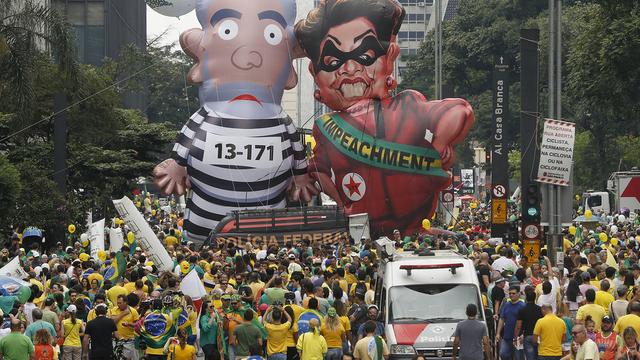 Les autorités disent attendre jusqu'à un million de personnes à Sao Paulo. [Andre Penner]