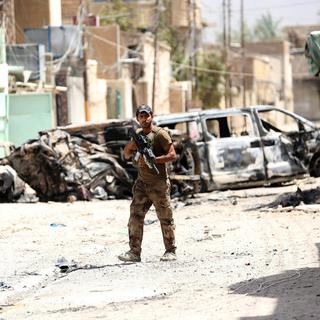 Les autorités irakiennes ont annoncé la reprise totale de la ville Falloujah le 26 juin. [AP Photo/Keystone - Hadi Mizban]