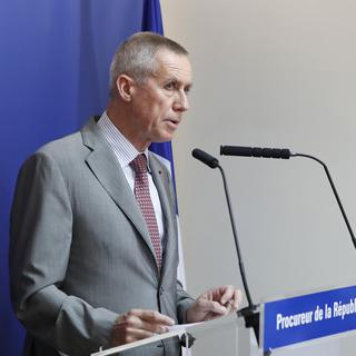 Le Procureur de la République François Molins en conférence de presse. [François Guilllot]