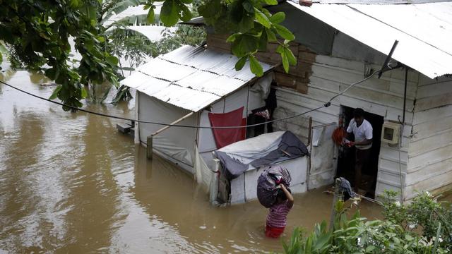 Le nord du Sri Lanka subit d'importantes précipitations depuis deux jours. [EPA/M.A.Pushpa Kumara]