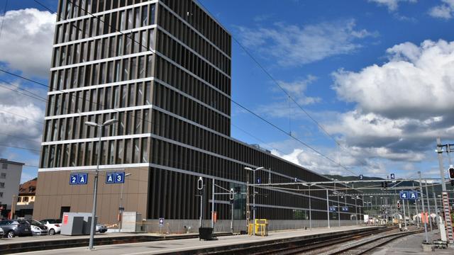 Le campus tertiaire Strate J à Delémont accueillera la HEP-BEJUNE et la Haute école Arc. [RTS - Gaël Klein]