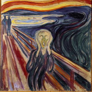 "Le cri" Peinture de Edvard Munch (1863-1944). [AFP - Luisa Ricciarini]