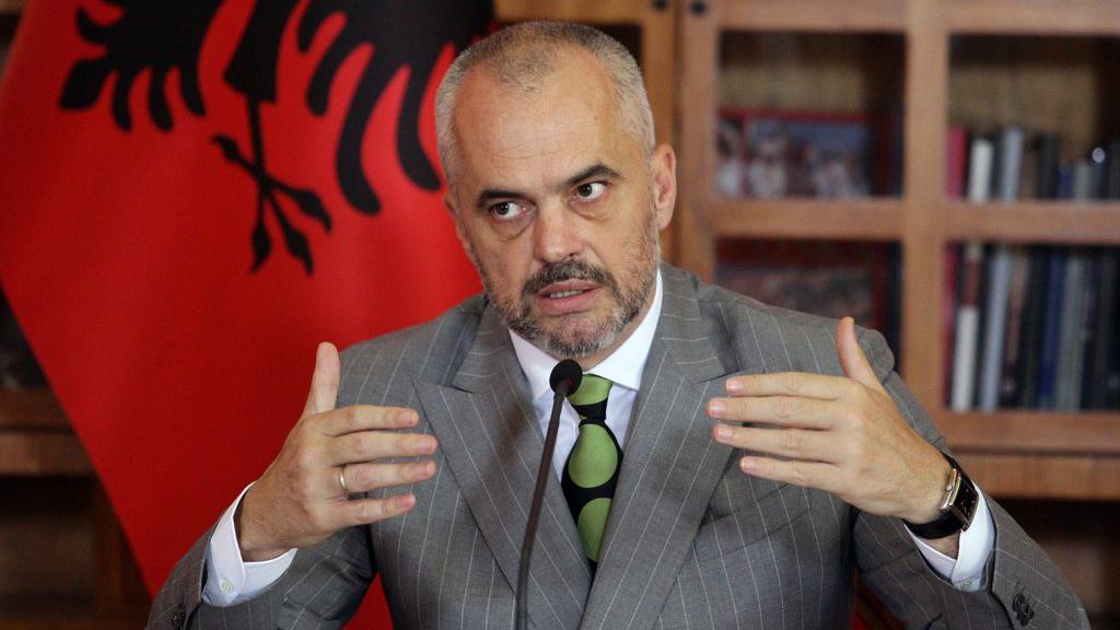 Le Premier ministre albanais, Edi Rama. [EPA/Keystone]