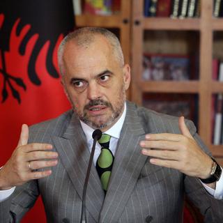 Le Premier ministre albanais, Edi Rama. [EPA/Keystone]