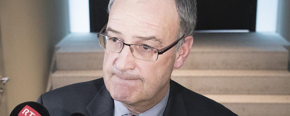 Le conseiller fédéral Guy Parmelin. [Keystone - Peter Schneider]