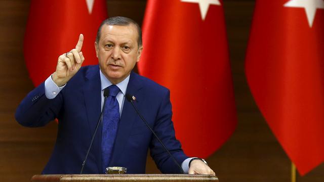 Le président turc Recep Tayyip Erdogan au palais présidentiel à Ankara. [Reuters - Umit Bektas]