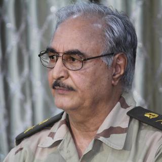 Le général libyen Khalifa Haftar. [Mohammed Elshaiky]
