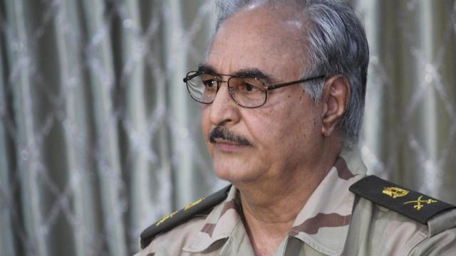 Le général libyen Khalifa Haftar. [Mohammed Elshaiky]