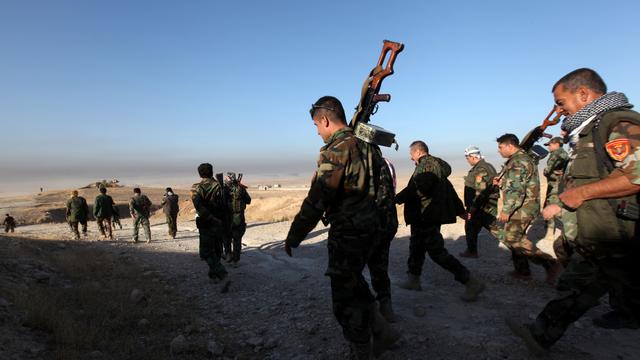Ce sont les peshmergas qui ont mené la première opération pour reprendre Mossoul. [Reuters - Azad Lashkari]