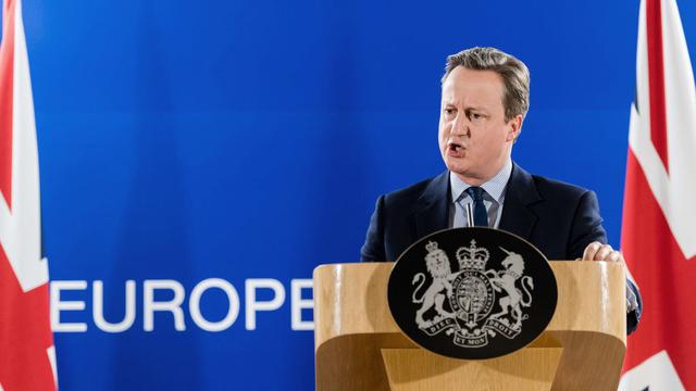 David Cameron a regretté la décision des Britanniques à Bruxelles. [AP/Keystone - Geert Vanden Wijngaert]