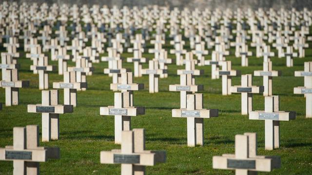 La bataille de Verdun a eu lieu du 21 février au 19 décembre 1916. [EPA/Keystone - Nicolas Bouvy]