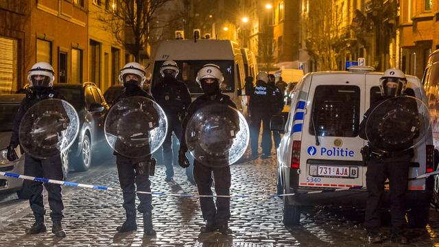 Plusieurs centaines de membres des forces de l'ordre ont été mobilisés. [Geert Vanden Wijngaert]