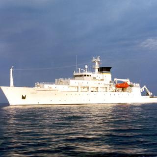 Le drone sous-marin était rattaché au navire océanographique américain USNS Bowditch. [AP/Keystone - Navy Visual News]