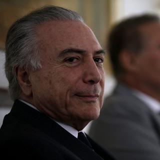 Le vice-président brésilien Michel Temer. [Fernando Bizerra Jr.]
