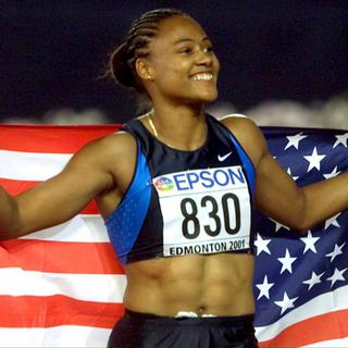 En 2007, l'Américaine Marion Jones avait dû rembourser certains sponsors. [EPA/Keystone - Anja Niedringhaus]