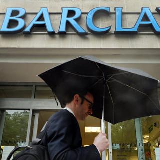 Une succursale de la banque Barclays à Londres. [EPA/Keystone - Andy Rain]