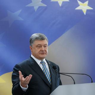 Le président ukrainien Petro Porochenko. [Reuters - Valentyn Ogirenko]