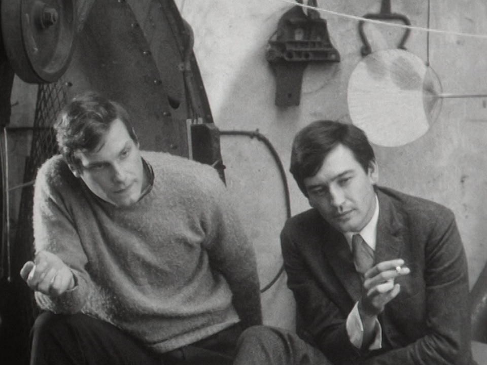 Barbet Schroeder et Patrick Bauchau en 1965. [RTS]