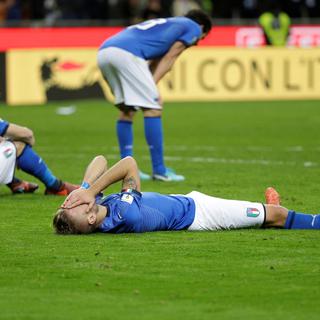 L'Italie n'est pas parvenue à se qualifier pour la Coupe du monde 2018. [Reuters - Max Rossi]