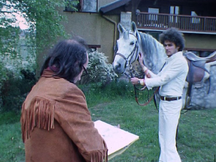 Cosey et Derib en 1974. [RTS]