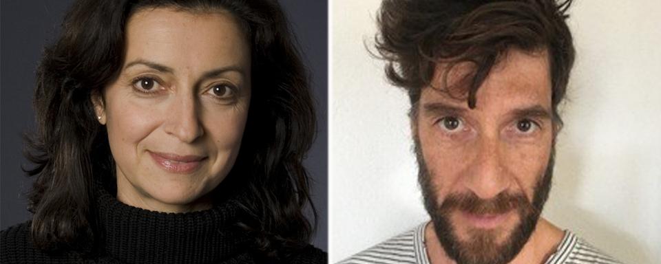 Francesca Argiroffo et Yves Zahno (RTS). [RTS]