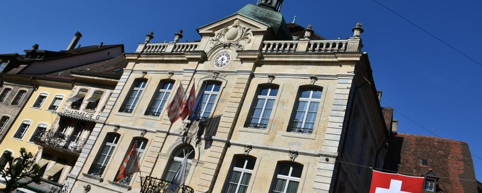 L'Hôtel de Ville de Porrentruy. [RTS - Gaël Klein]