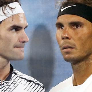 Roger Federer - Rafael Nadal. [Keystone]