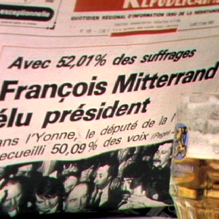Élection de François Mitterrand en 1981. [RTS]