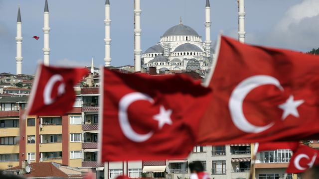 La Turquie commémore l'anniversaire du putsch manqué ce 15 juillet 2017. [keystone - Emrah Gurel]