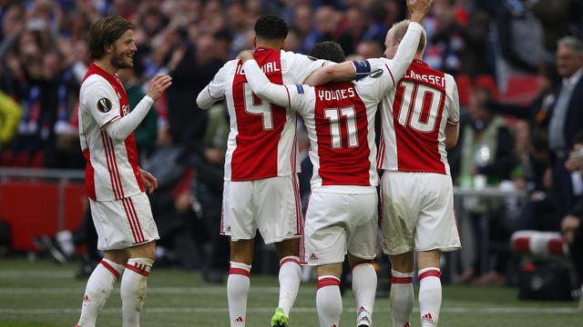 Les joueurs de l'Ajax ont pris une avance presque décisive avant le match retour chez les Gones. [Peter De Jong]