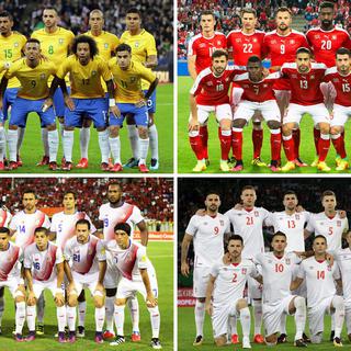 La Suisse affrontera le Brésil, le Costa Rica et la Serbie. [Keystone - EPA/DESK]
