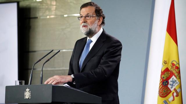 Le Premier ministre espagnol Mariano Rajoy. [EPA/Keystone - Juanjo Martin]