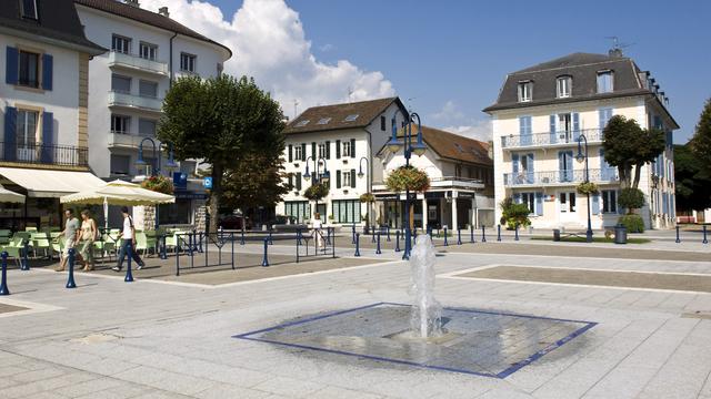 Vue sur le centre de Divonnes-les-Bains. [afp - Aurimages/Philippe Roy]