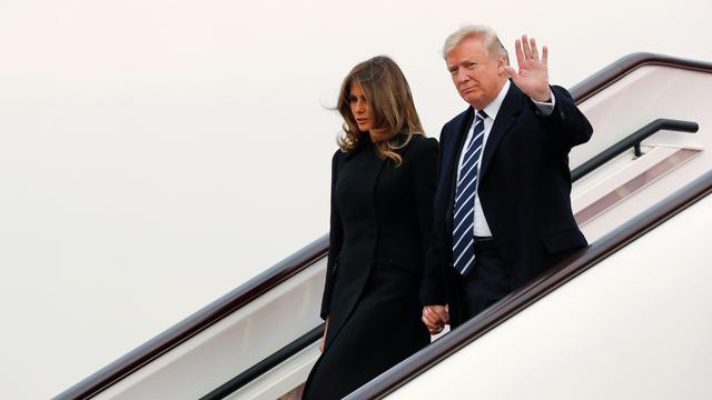 Le président américain Donald Trump et la Première dame Melania Trump. [Reuters - Jonathan Ernst]