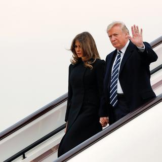Le président américain Donald Trump et la Première dame Melania Trump. [Reuters - Jonathan Ernst]