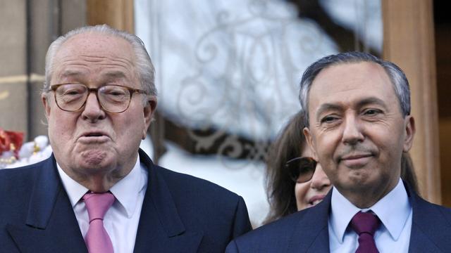 Jean-Marie Le Pen et Bruno Mégret. [AFP - Stéphane de Sakutin]