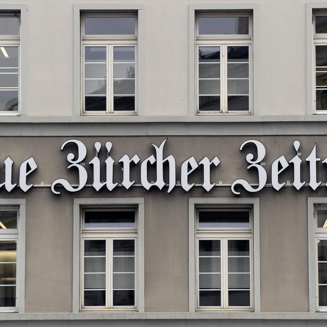 Neue Zürcher Zeitung à Zurich. [Keystone - Walter Bieri]