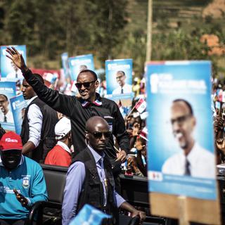 Les élections présidentielles rwandaises semblent jouées d’avance et le président sortant Paul Kagamé devrait être réélu. [AFP - Marco Longari]