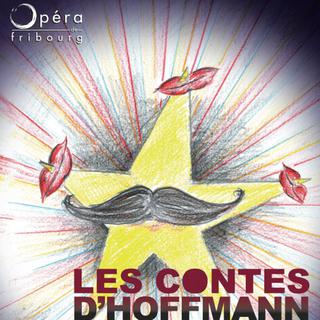 L'affiche de l'oeuvre "Les Contes d'Hoffmann" de Jacques Offenbach à l'Opéra de Fribourg. [Opéra de Fribourg]