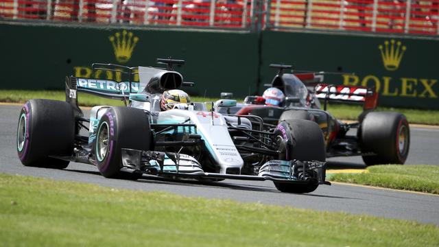 Hamilton n'a pas perdu de temps pour prendre ses marques à Melbourne. [Keystone - Rick Rycroft]