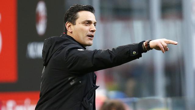 Montella n'a pas résisté aux mauvais résultats des Rossoneri depuis le début de la saison. [Keystone - Antonio Calanni]