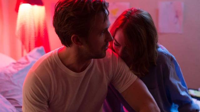 Emma Stone et Ryan Gosling dans "la la land". [SND]