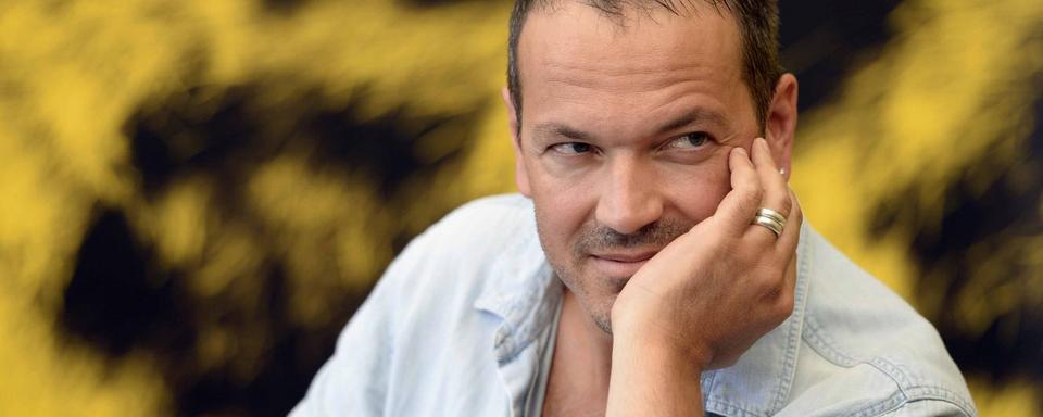 Le réalisateur Jean-Stéphane Bron à Locarno en 2013. [Keystone - Urs Flueeler]