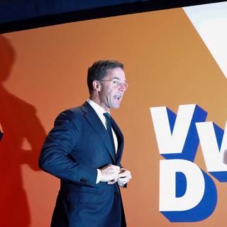 Le Premier ministre néerlandais sortant Mark Rutte. [Reuters - Yves Herman]