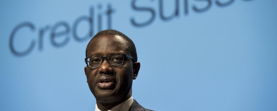 Tidjane Thiam, CEO de Credit Suisse. [Keystone - Jean-Christophe Bott]