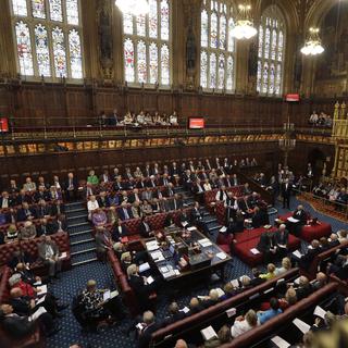 La chambre des Lords du Parlement britannique. [AFP - Kirsty Wigglesworth]