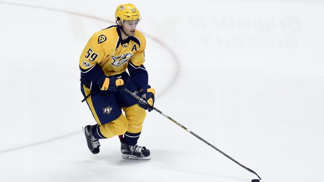 Josi n'a pas pu empêcher la défaite des Predators face aux Panthers. [Keystone - Mark Zaleski]